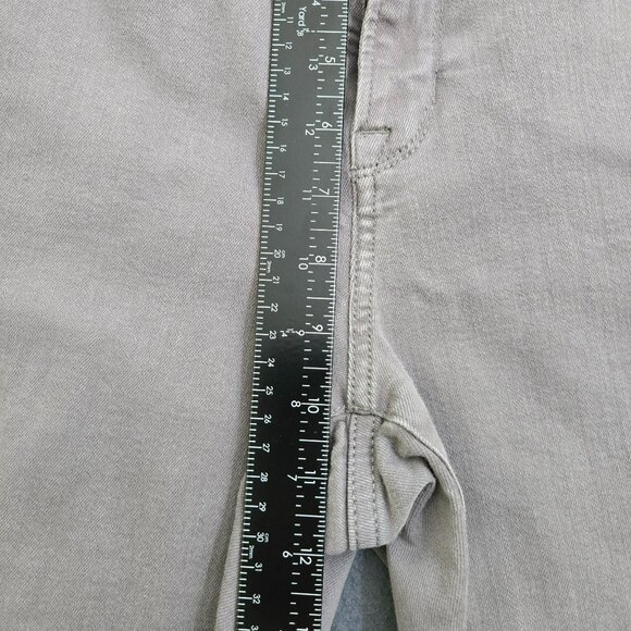 L.L. Bean Women 10 Classic Fit Gray Straight Leg Mid Rise Jeans - Picture 11 of 12